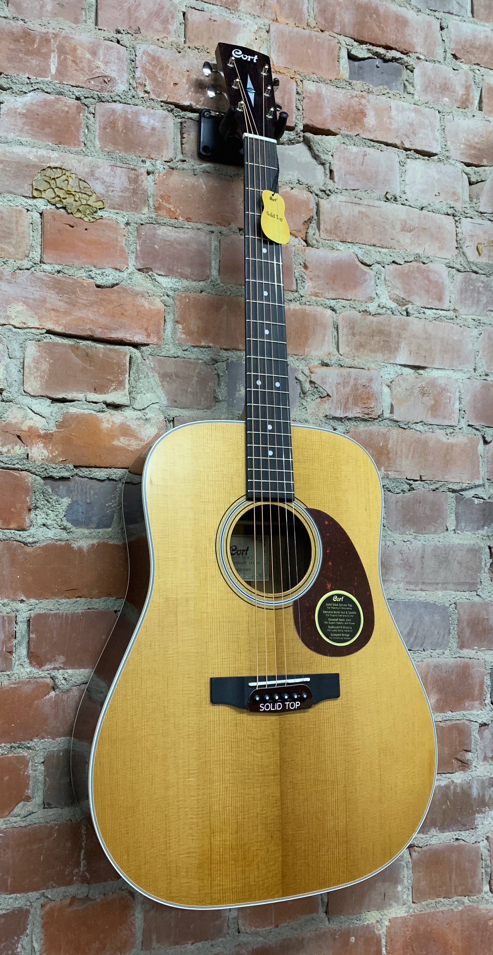 Cort E200F ATV Acoustic Guitar with Pickup Solid Top